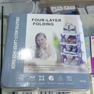 Four Layer folding shoe rack