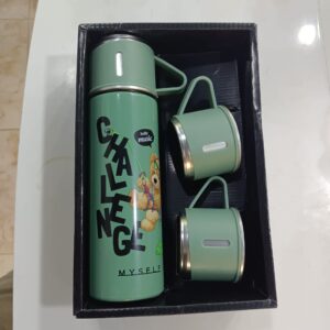 Flask and mugs set