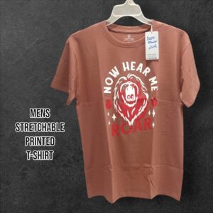 Stretchable Material Printed T-Shirts (Pack of 3)