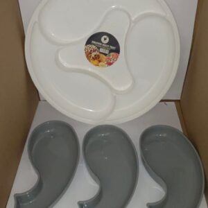 Round Tray with detachable sections