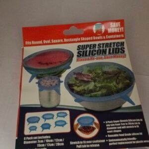 6 Pcs Silicon Lid Set