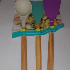3 Silicon Cooking Spoon Set