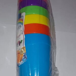 6 Pcs Colorful Glasses