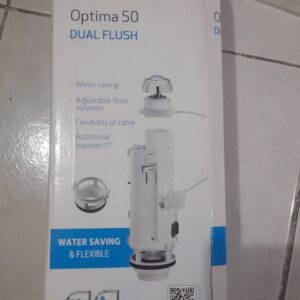 Siamp 32500007 Optima 50 Flushing Mechanism, White