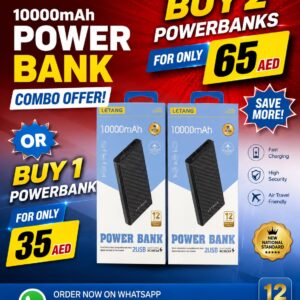 Powerbank 10000mAh combo