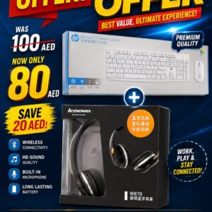 Gaming headphones with keyboard and mouse kit