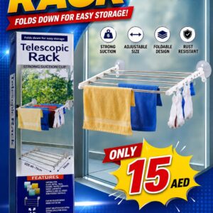 TELESCOPIC RACK FOR DRYING CLOTHES