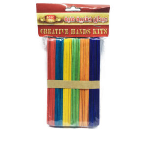 Mixed Color Popsicle Sticks