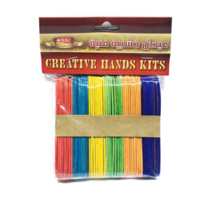 Mixed Color Popsicle Sticks