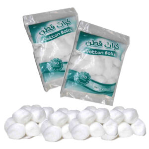 Pure White Cotton Balls - 50pc/bag