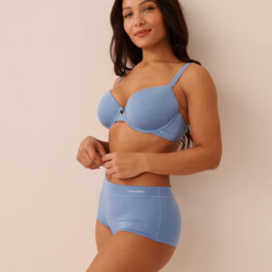 Lightly Lined Modal and Lace Demi Bra
