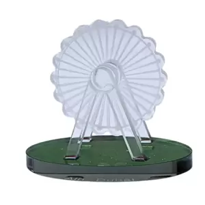 Dubai Souvenir Crystal Glass Giant Wheel Of Dubai Figur...