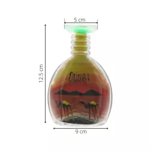 Dubai Sand Bottle, Sand Bottle Art Dubai, Decorative Ca...
