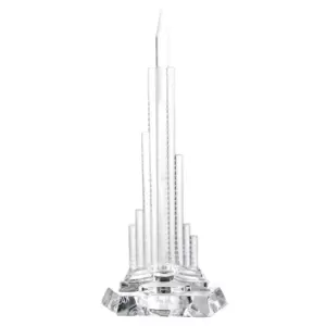 Dubai Souvenir Crystal Glass 3D Burj Khalifa Figure Wor...