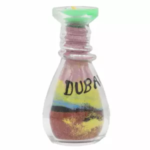 Dubai Sand Bottle Round, Sand Bottle Art Dubai, Decorat...