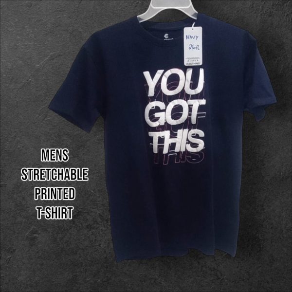 Stretchable Material Printed T-Shirts (Pack of 3) - Image 2