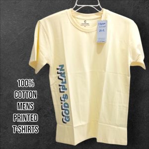 100% Fine Fabric T-Shirts Printed (Pack of 3)