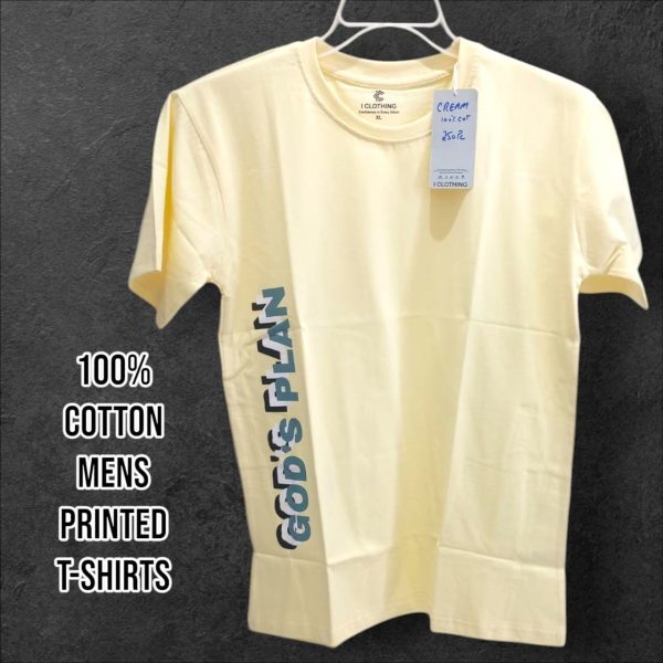 100% Fine Fabric T-Shirts Printed (Pack of 3)