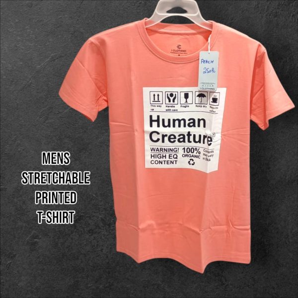 Stretchable Material Printed T-Shirts (Pack of 3) - Image 3