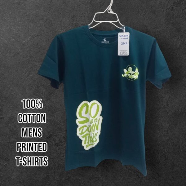 100% Fine Fabric T-Shirts Printed (Pack of 3) - Image 3
