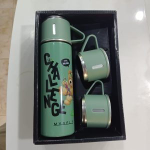 Flask and mugs set
