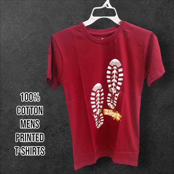 100% Fine Fabric T-Shirts Printed (Pack of 3) - Image 5