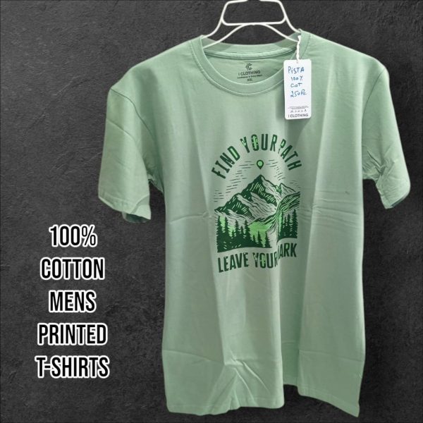 100% Fine Fabric T-Shirts Printed (Pack of 3) - Image 4