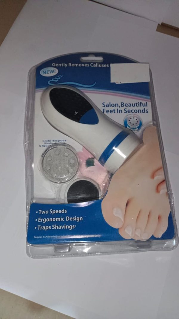 Electric Callus Remover Foot Hard Skin Remover Pedicure Tools with Ergonomic Handle, Gentle Yet Effective Roller Rotation, Suitable for Toes, Heels, Sides and Soles
