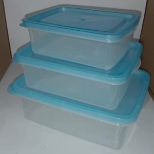 3 Pc Rectangle Shape Food Container