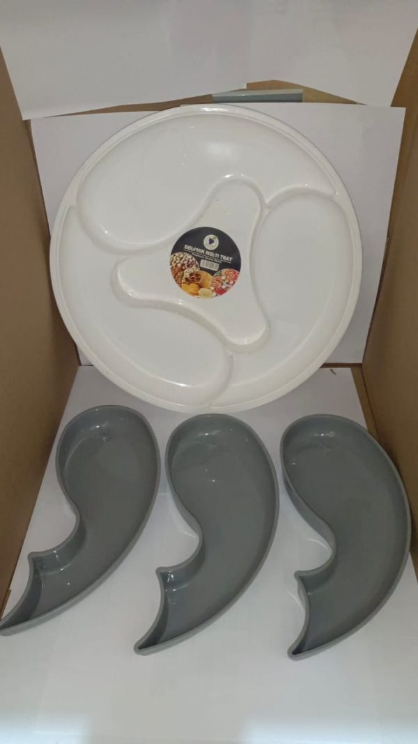 Round Tray with detachable sections