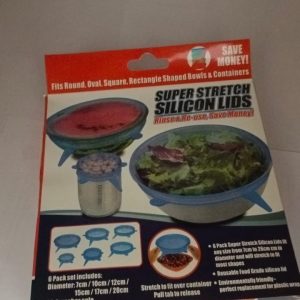 6 Pcs Silicon Lid Set
