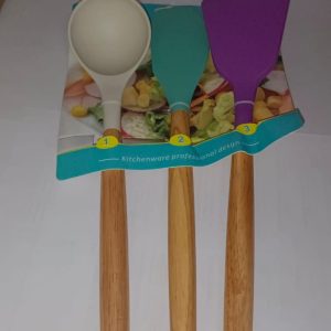 3 Silicon Cooking Spoon Set