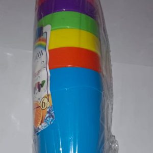 6 Pcs Colorful Glasses