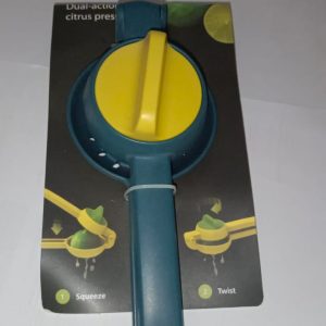 Dual action citrus press