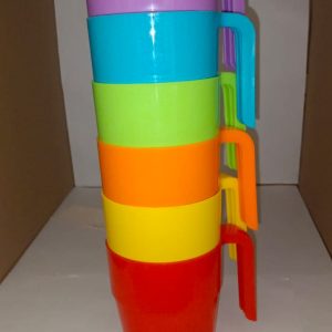 6 Pcs Colorful Mug Set