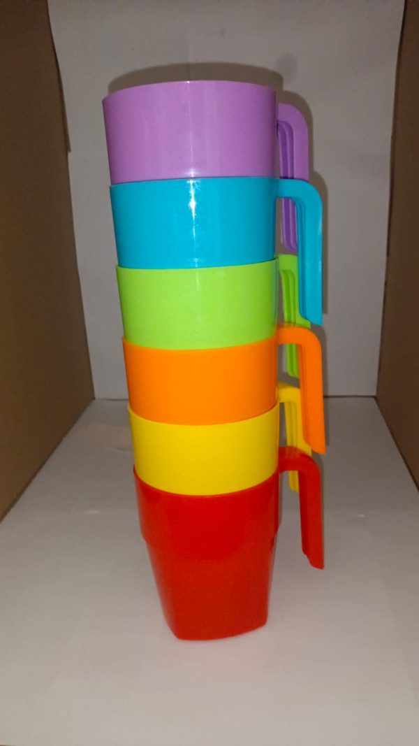6 Pcs Colorful Mug Set