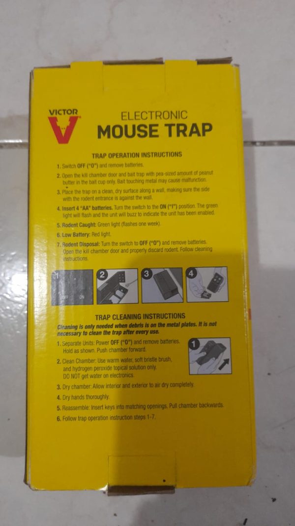 Victor M1 Smart-Kill Wi-Fi Electronic Mouse Trap,Black (1 Pack) - Image 2