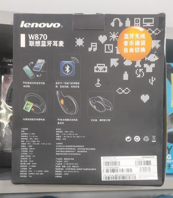Lenovo W870 wireless Bluetooth headset original - Image 2