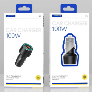 2 Port 100 Watt 2.4A Car Charger